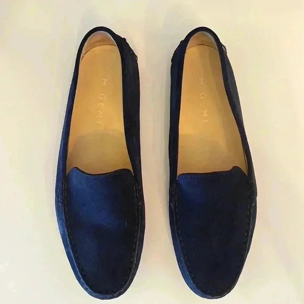 M. Gemi The Felize Suede Mocs-Sz 40.5